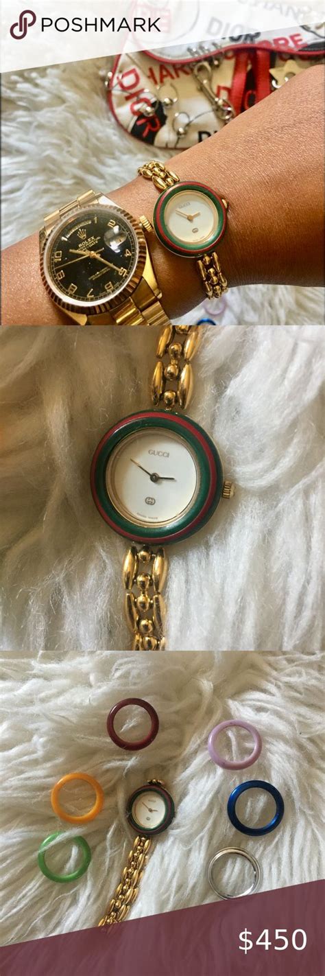 gucci watch changeable colors